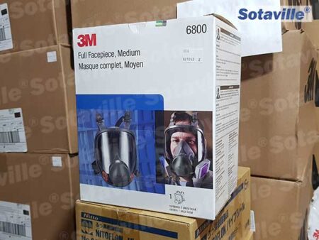 Hộp mặt nạ phòng độc nguyên mặt 3M 6800