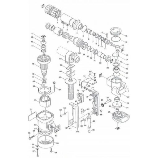 Máy đục bê tông Makita HM0810