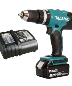 Máy khoan búa và vặn vít dùng pin Makita DHP453SFX8 (18V)