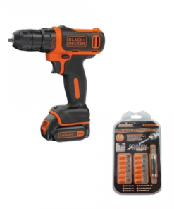 Máy khoan vặn vít pin Black & Decker BDCDD12K-B1